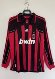 2006-07 Mens AC Milan Home Jersey Long Sleeve