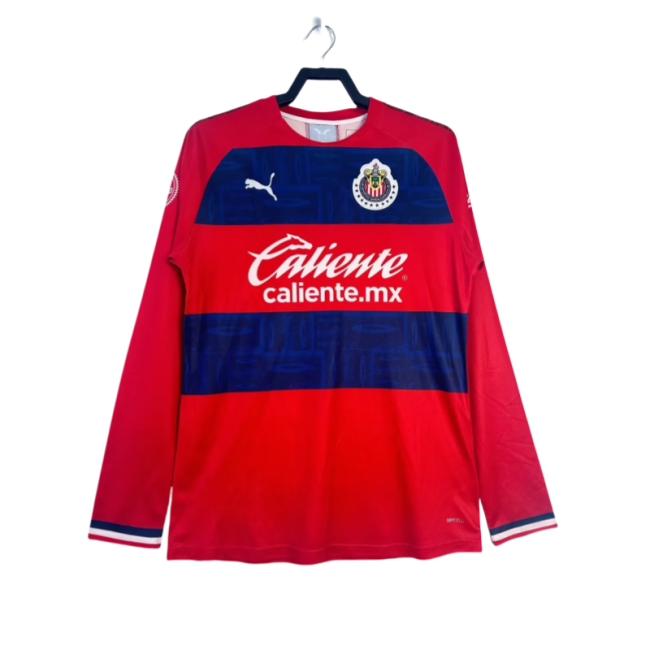 2019-20 Chivas away Long Sleeve Retro Soccer Jersey