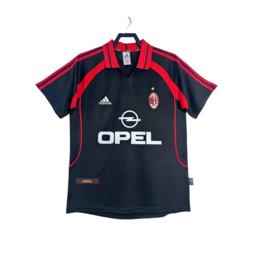 2000-01 Mens AC Milan Retro Third game black  Away Jersey