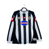 2002-03 Mens Juventus home Retro Long sleeve Jersey
