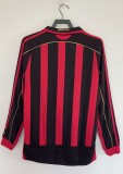 2006-07 Mens AC Milan Home Jersey Long Sleeve