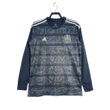 2014 Mexico Home Long Sleeve Retro Soccer Jersey