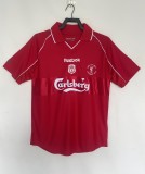 2001-01  Mens LIV Retro home soccer  Jersey