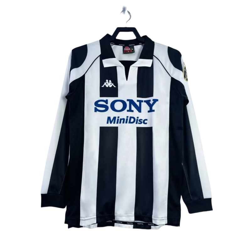 1997-98  Mens Juventus home Retro Long sleeve Jersey