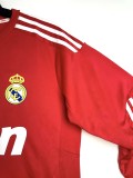2011-12  Real Madrid  Away red Long Sleeve Retro Soccer Jersey