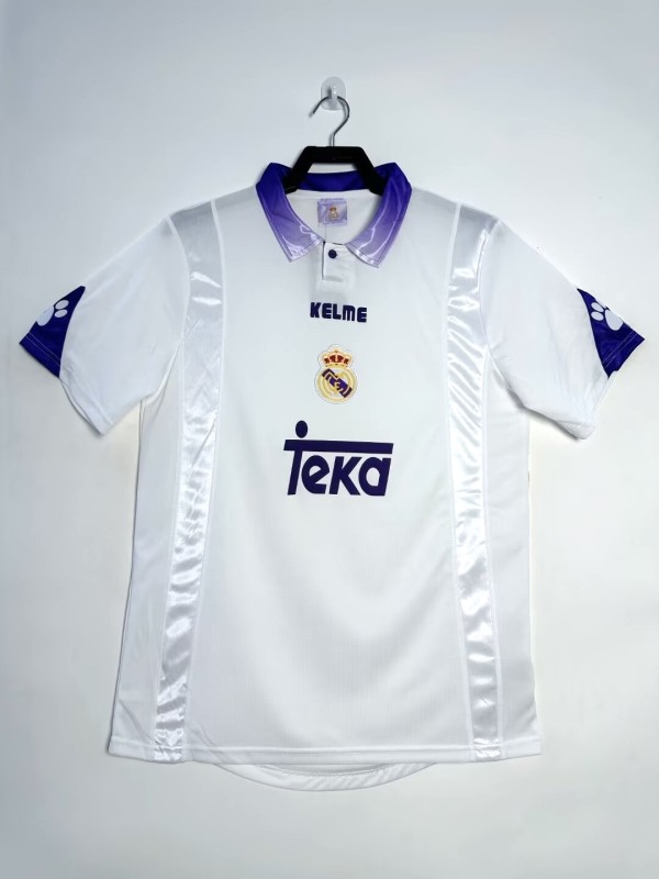 1997-98 Real Madrid Home Retro Soccer Jersey