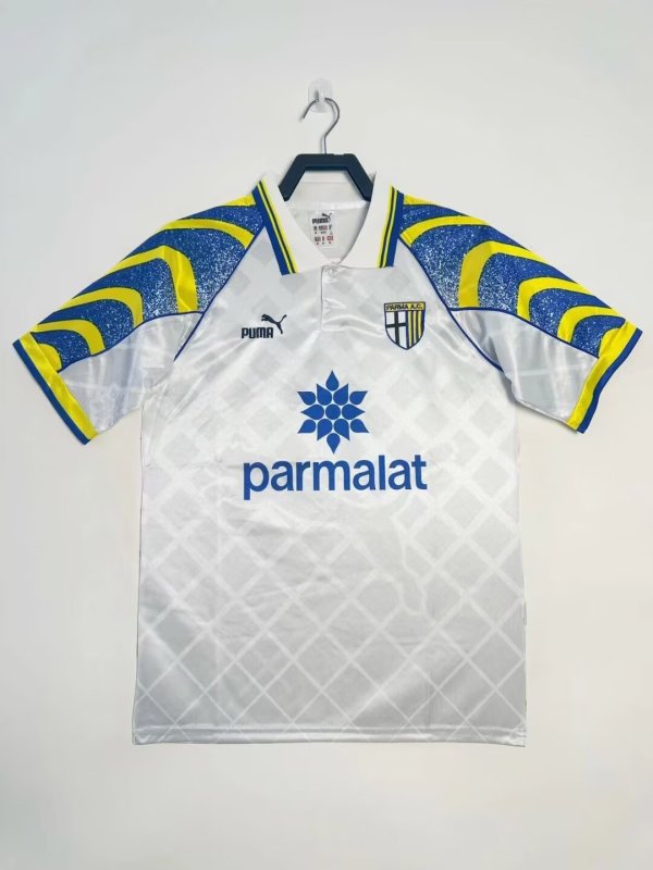 1995-97 Parma  White Retro Soccer Jersey