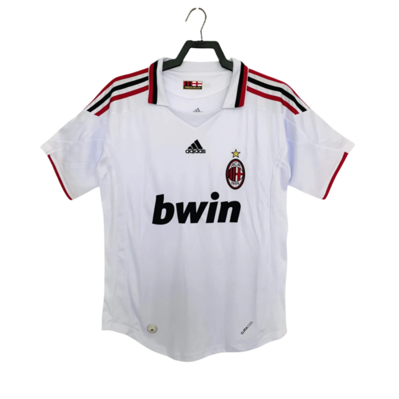 2009-10 Mens AC Milan White  Retro Away Jersey