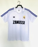 1984-85  Real Madrid  Home Retro Soccer Jersey
