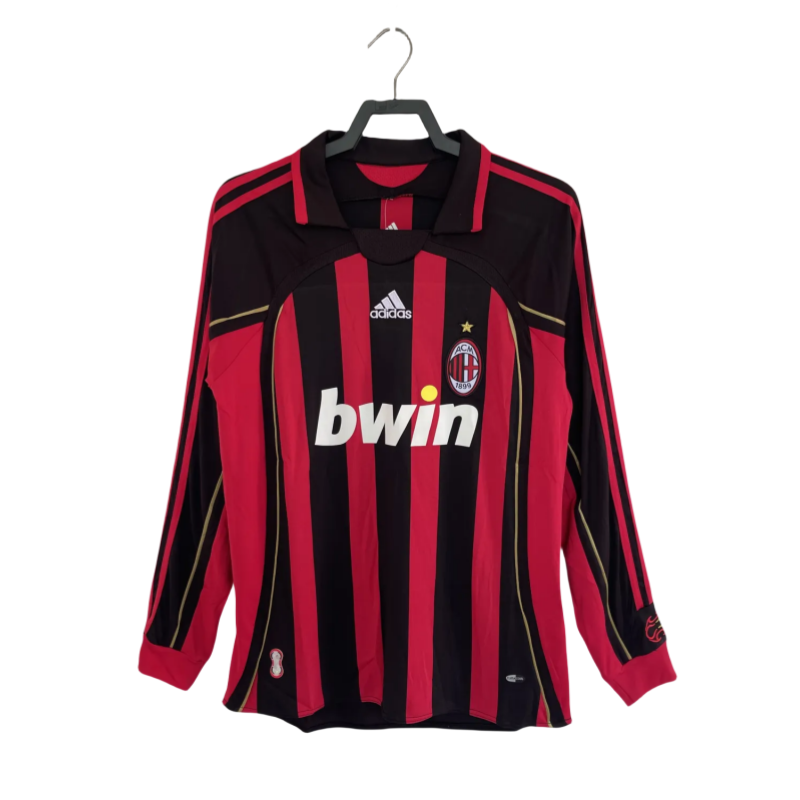 2006-07 Mens AC Milan Home Jersey Long Sleeve
