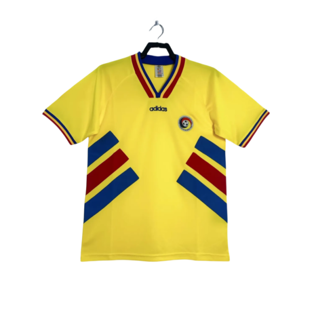 1994 Romania Home Retro Soccer Jersey