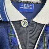 1998-00 Scotland blue Away Retro Soccer Jersey