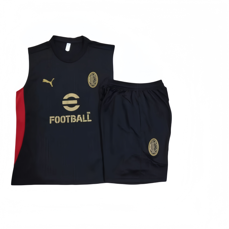 24-25 Mens AC Milan black  Vest short training