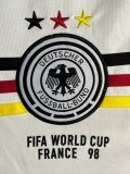 1998 Germany Home Retro Soccer Jersey