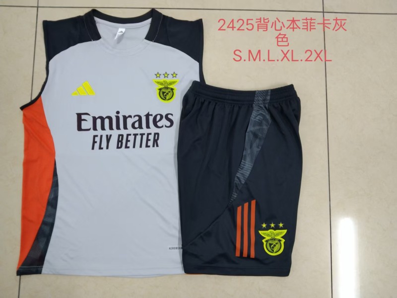 24-25Mens Benfica  Tank top and shorts suit