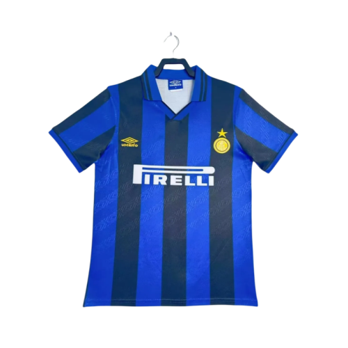 1995-96 Mens Inter Milan Retro home  Jersey