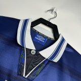 1998-00 Scotland blue Away Retro Soccer Jersey