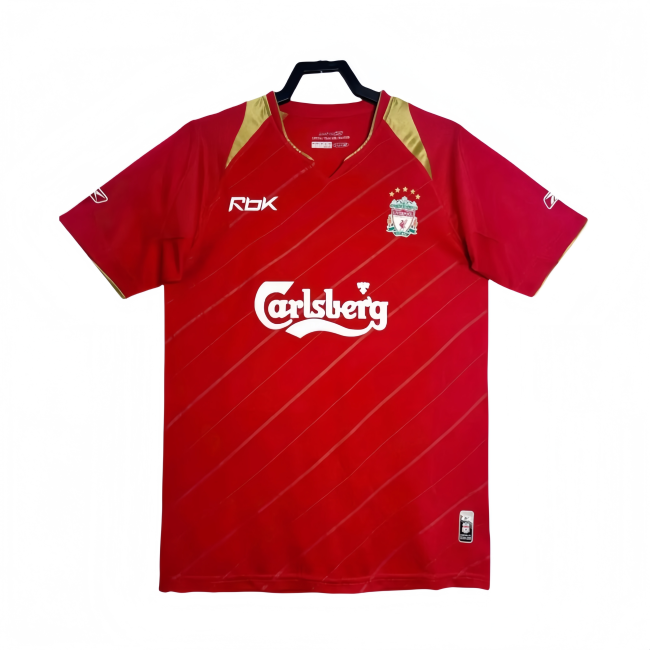 2001-01  Mens LIV red Retro home soccer  Jersey