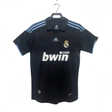 2009-10 Mens  Real Madrid  Home black  Retro Soccer Jersey