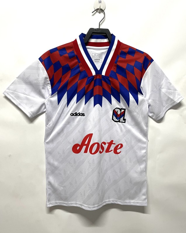 1995-1996 Lyon Home Retro Soccer Jersey