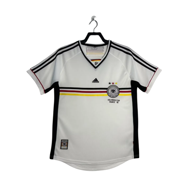 1998 Germany Home Retro Soccer Jersey