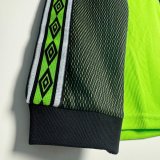 1998-99 Mens Manchester United   Retro green  goalkeeper  Long Sleeve Jersey