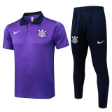 24-25 Mens Corinthians Purple  Training Short Suit