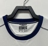 2001/01  Mens Manchester United White Retro Away Jersey