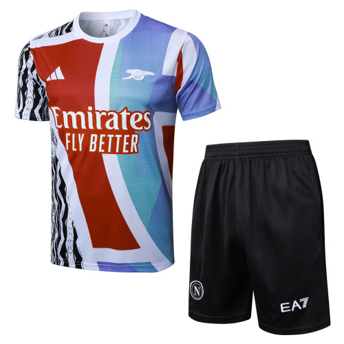 2024/25 Mens Arsenal Red blue black  Training Short Suit