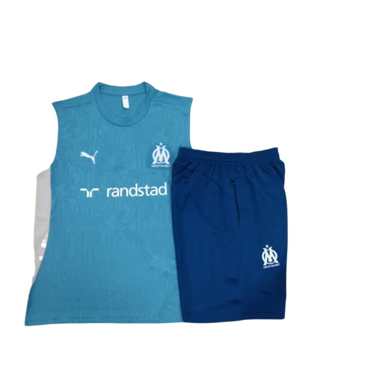 2024/25Mens Olympique Marseille Tank top and shorts suit