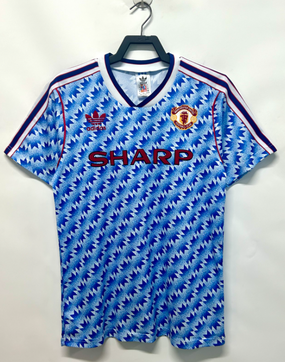 1990-92 Mens Manchester United Retro Away Jersey