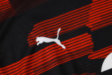 2024/25 Mens AC Milan red and black Short Training Suit