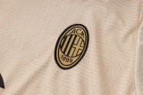 2024/25 Mens AC Milan Short Training Suit apricot