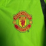 1998-99 Mens Manchester United   Retro green  goalkeeper  Long Sleeve Jersey
