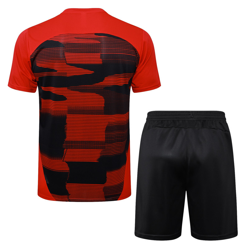 2024/25 Mens AC Milan red and black Short Training Suit