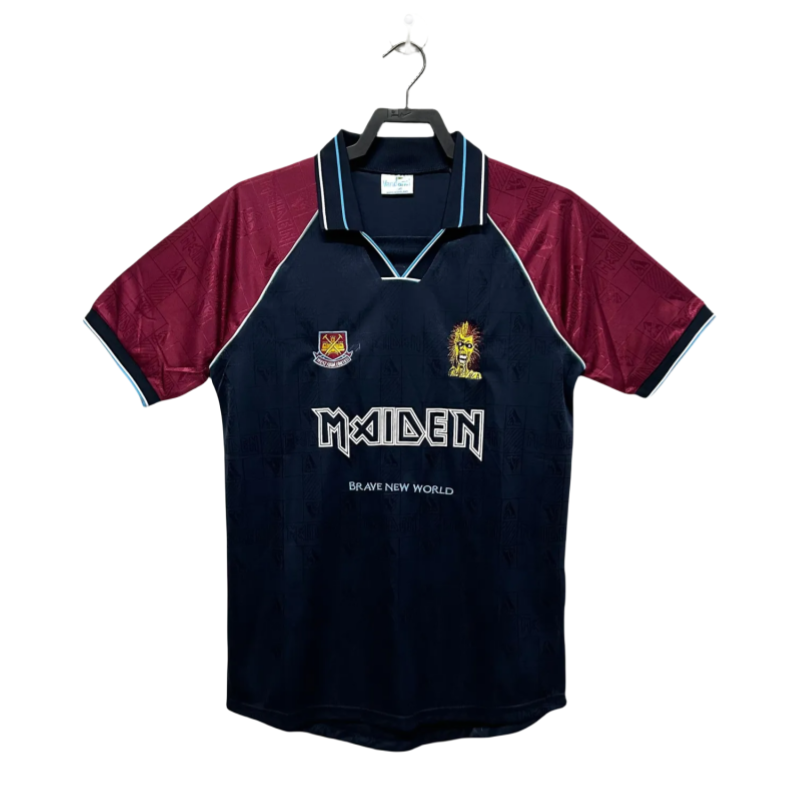 1999 Mens West Ham United Retro Home soccer Jersey