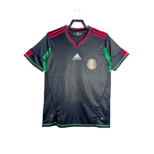 2010 Mexico Away black Retro Soccer Jersey