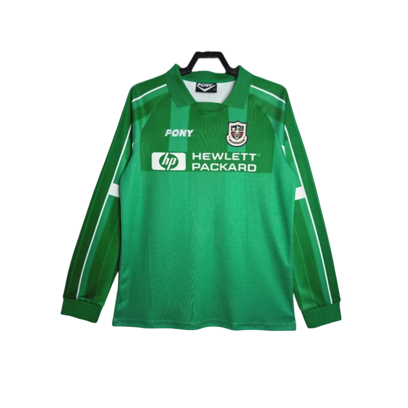1997-99 Mens Tottenham Hotspur green goalkeeper Long sleeve Jersey