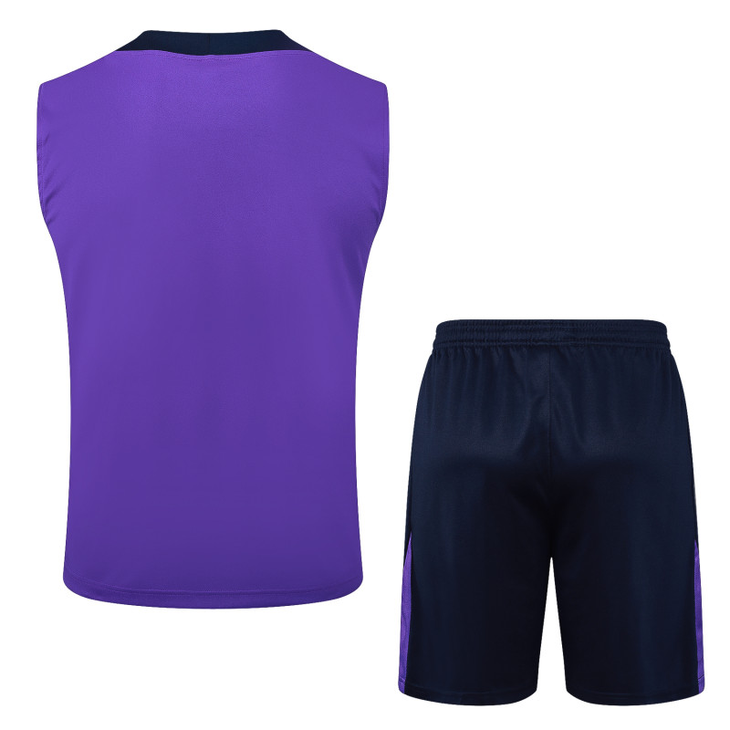 2025-26 Corinthians  home Purple Tank top and shorts suit