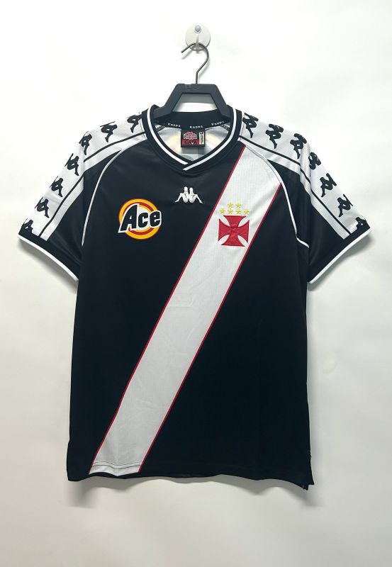 2000 Mens Vasco da Gama FC black  Away  Soccer Jersey
