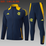 2024/25 Mens Flamengo Jacket + Pants Training Suit Royal Blue