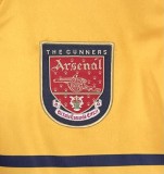 1997-99 Mens Arsenal yellow Retro Away Jersey