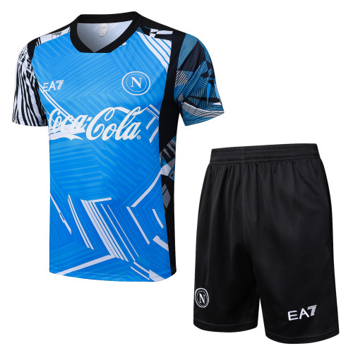 2024/25 Mens Napoli  Lake blue Short Training Suit