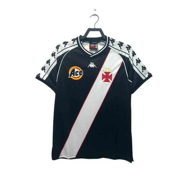 2000 Mens Vasco da Gama FC black  Away  Soccer Jersey