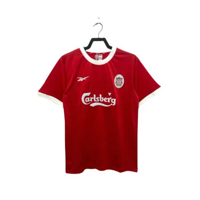 1997-98 Mens LIV red Retro home  soccer  Jersey