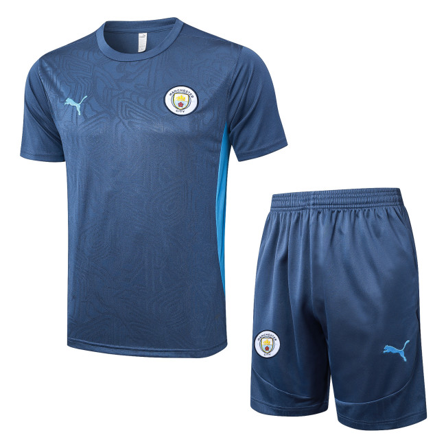 2024/25 Mens Manchester City Medium blue Short Training Suit