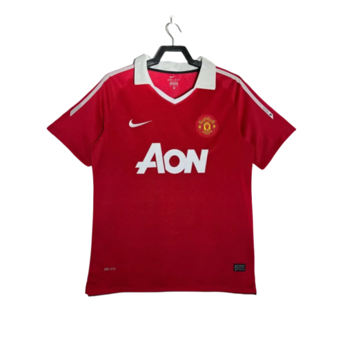 2010-11 Mens Manchester United Retro Home red  Jersey