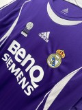 2006-07 Real Madrid  Away Retro Soccer Jersey