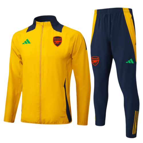 2024/25 Mens Arsenal Jacket + Pants Training Suit yellow
