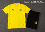 2024/25 Mens Borussia Dortmund Short Training Suit yellow